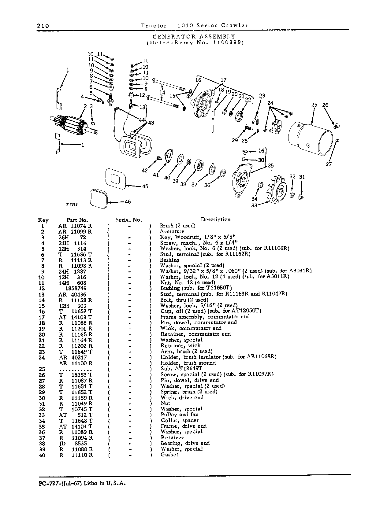 Generator assembly