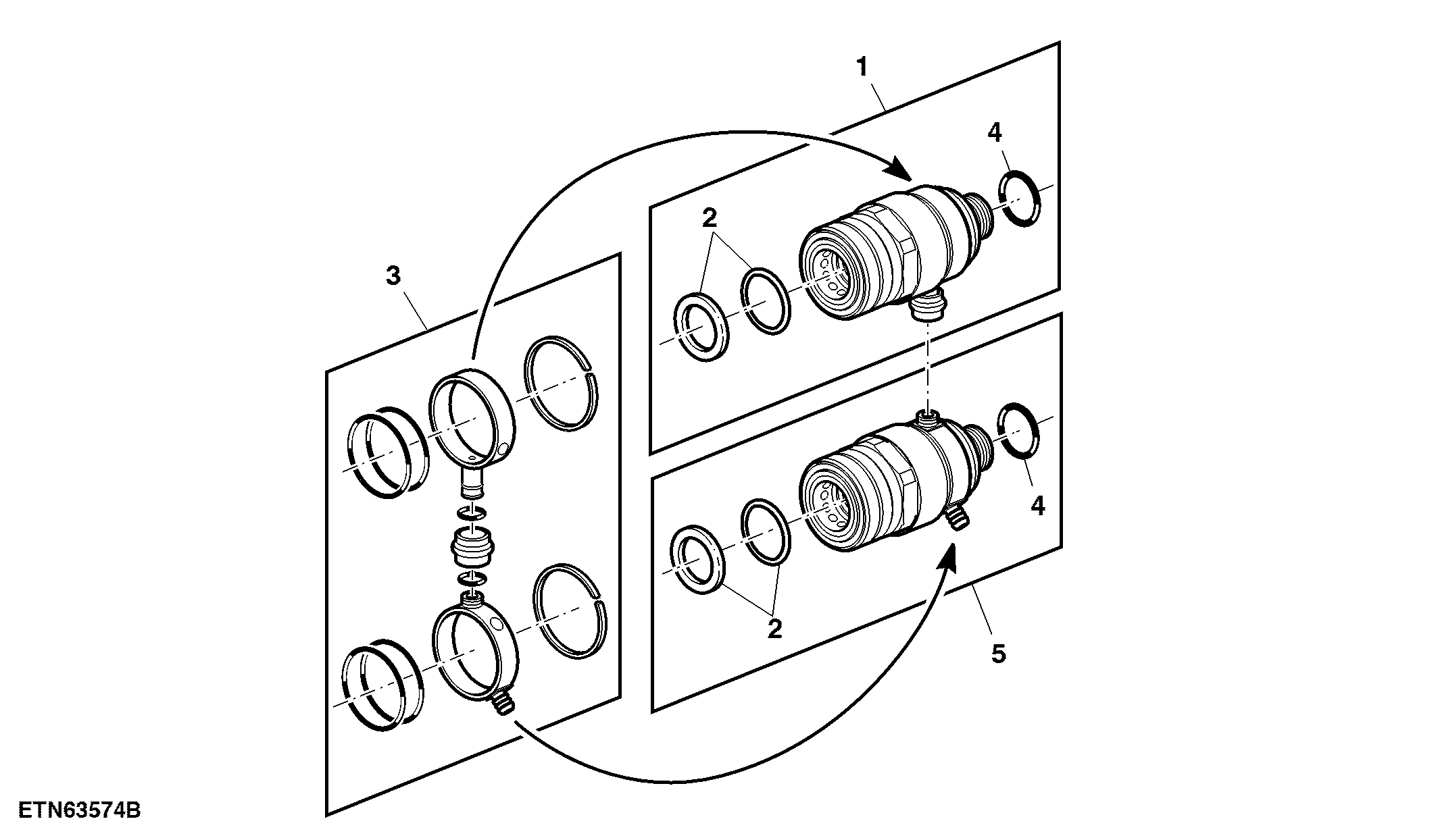 Quick Disconnect Couplers, Deluxe, Position II