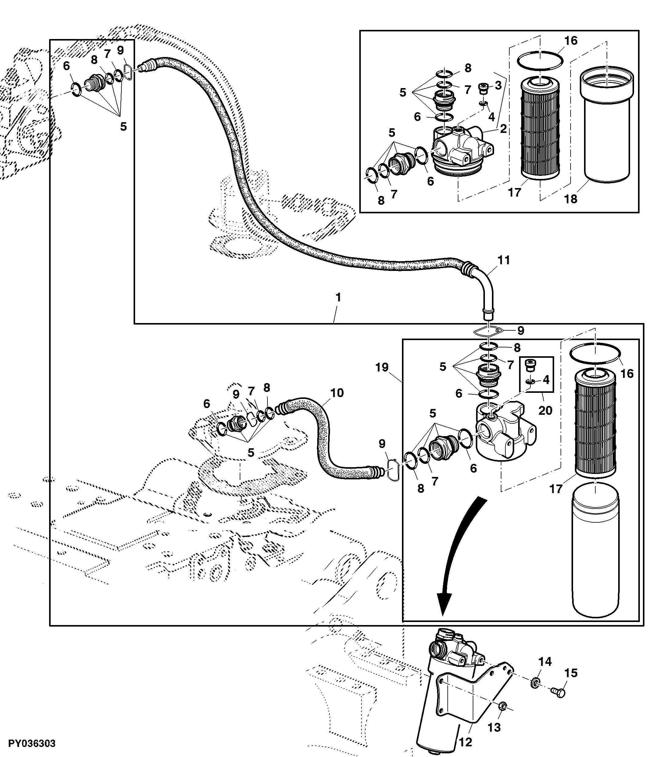 Oil Filter Head, Oil Lines / Conversion Kits
