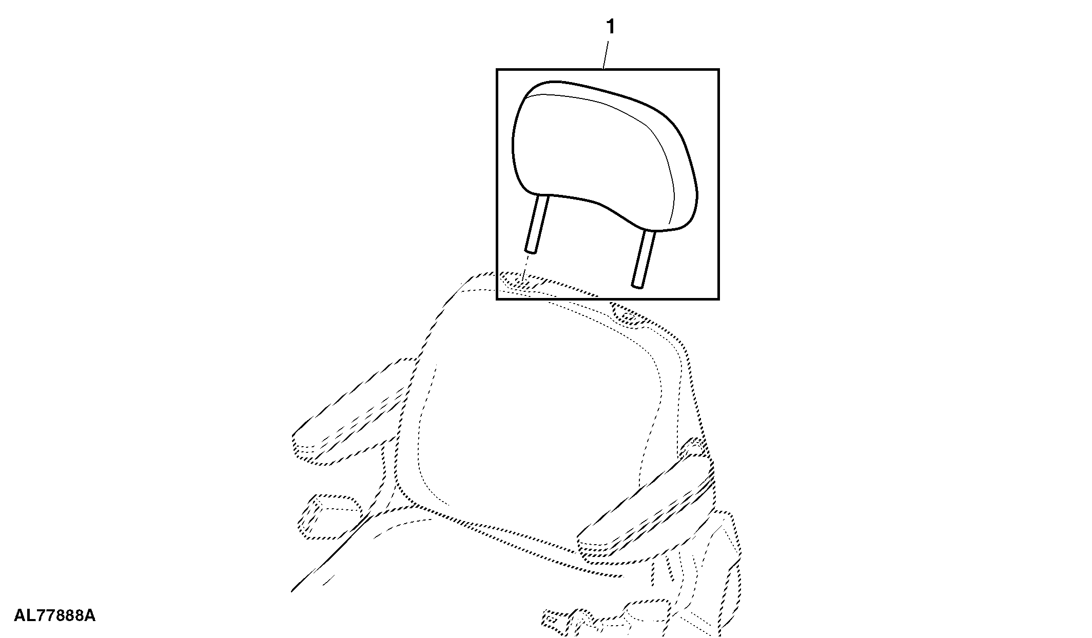 Attachment, Seat Backrest Extension, OOS