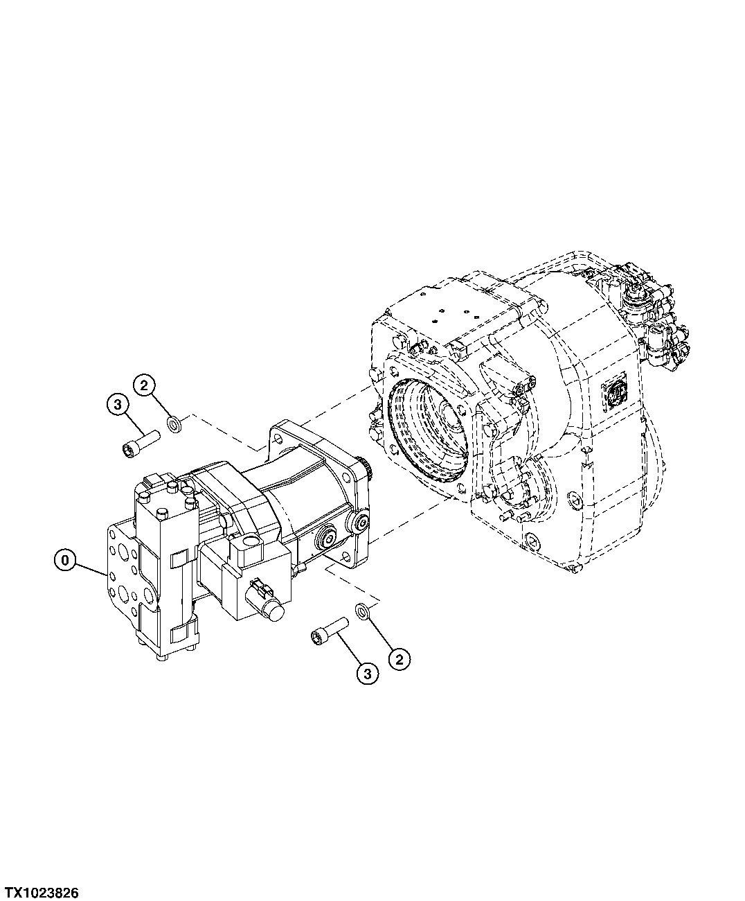 Travel Motor Mounting