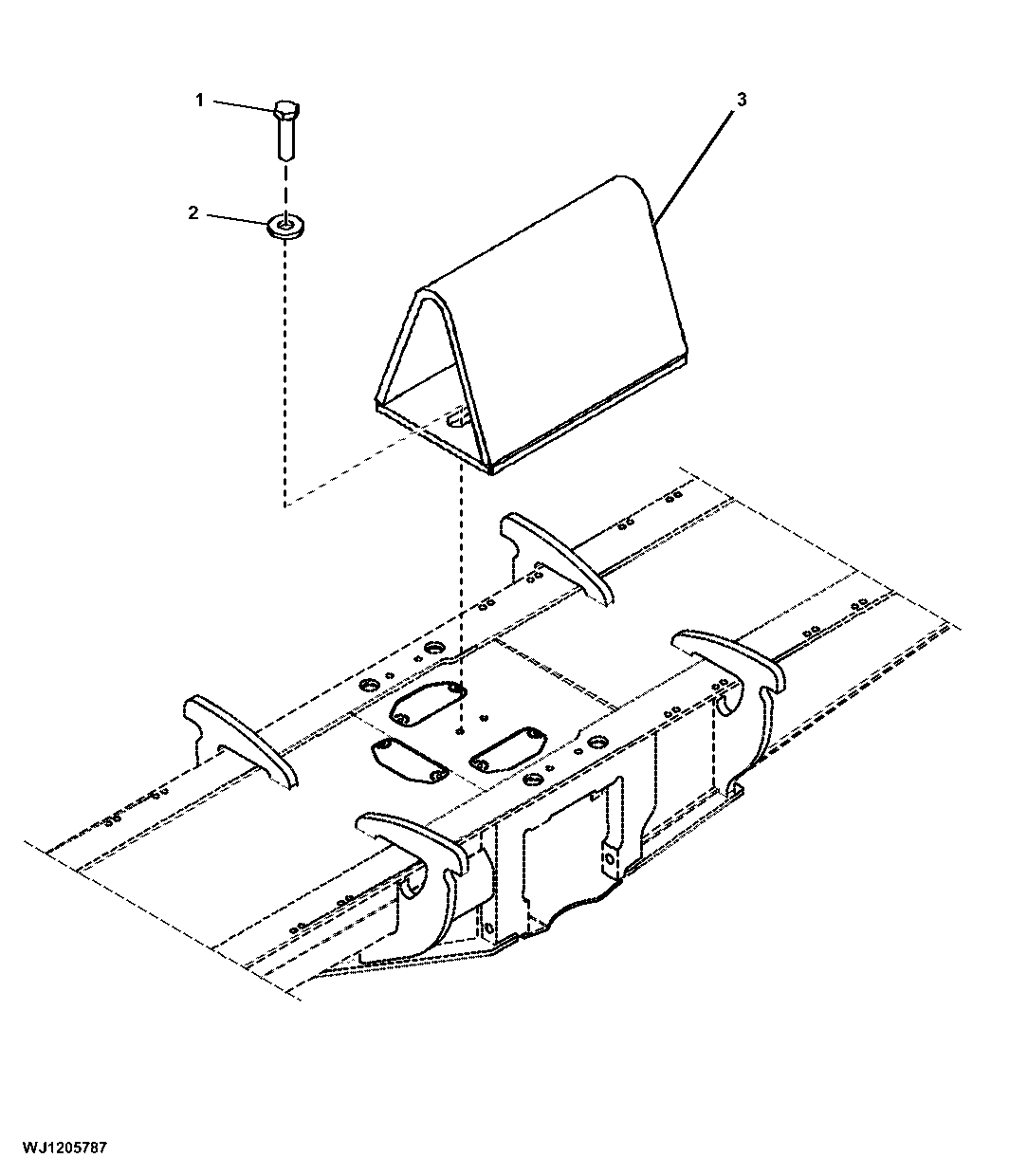 Boom Transport Bracket, CF710, CF711, CF8XX