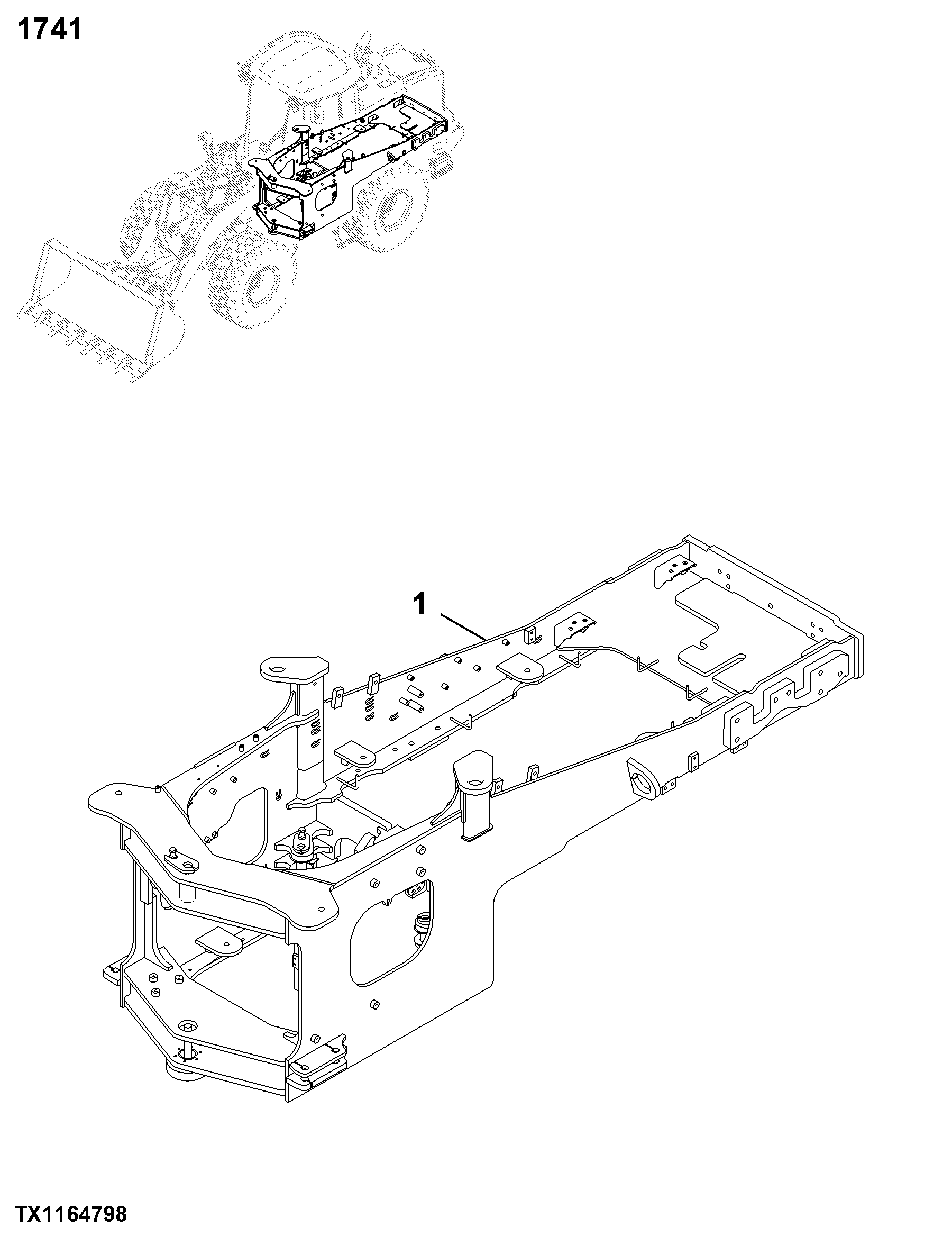 1741 Engine Or Main Frame