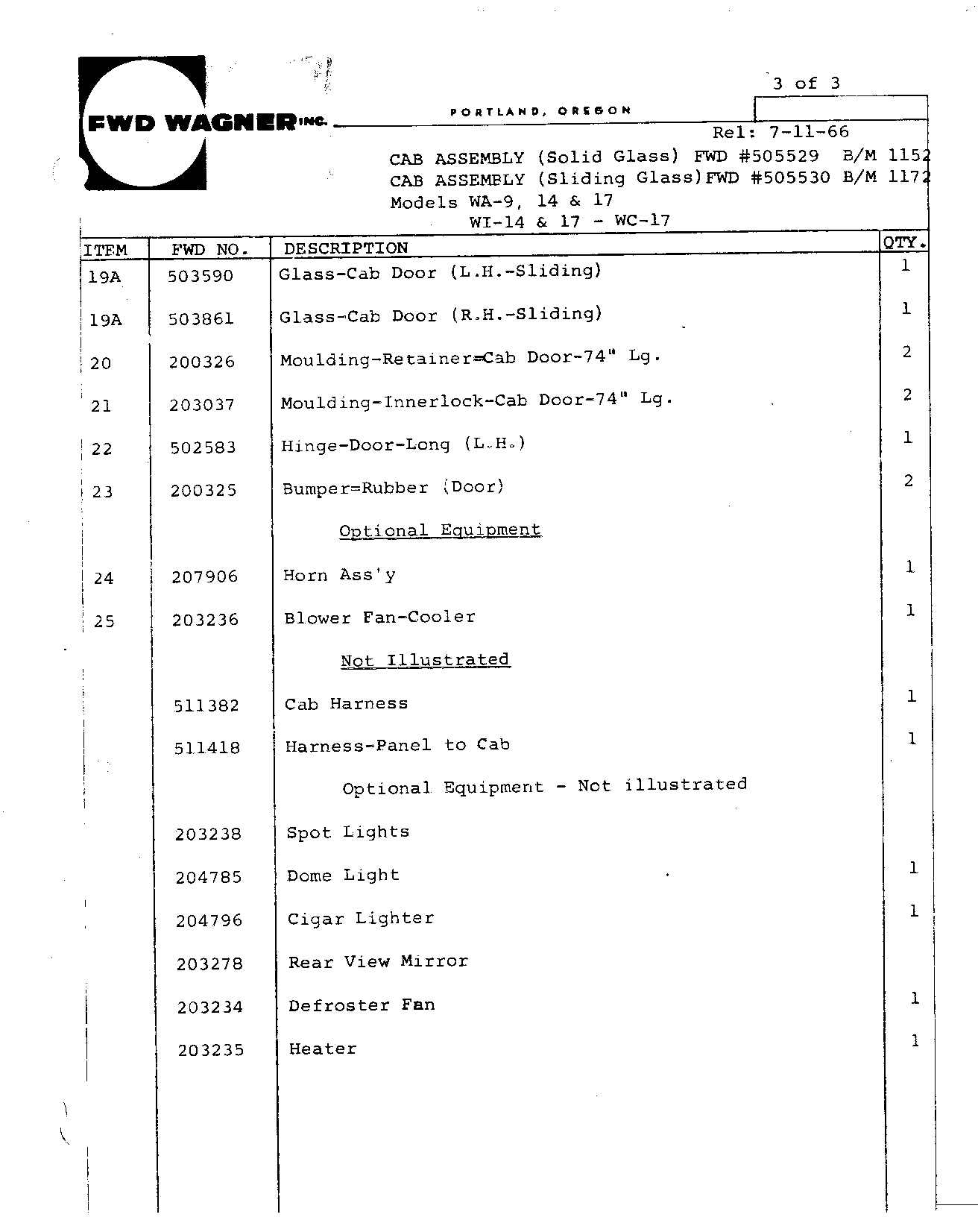 Section 80 - Cab and Electrical Cab Assembly (Continued)