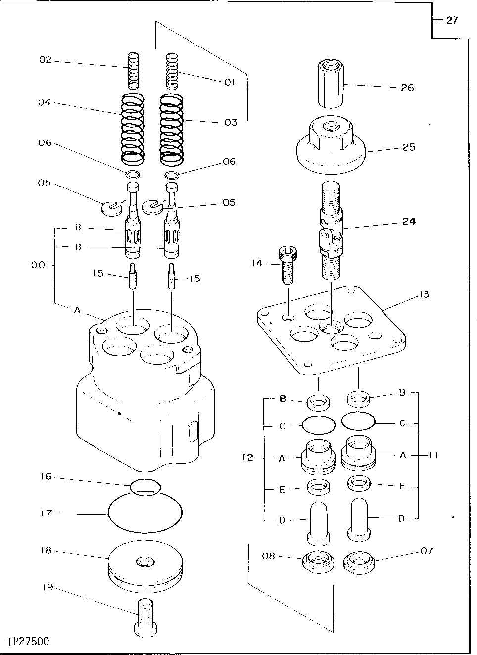 Pilot Control Valve (Valve Serial Number -128882)