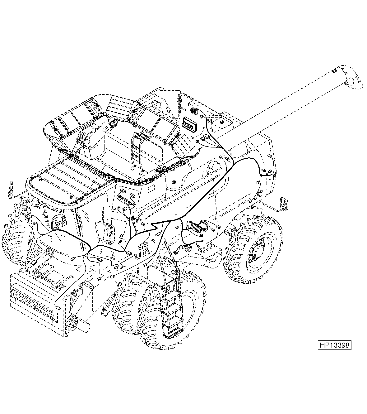 L.H. MAIN WIRING HARNESS - REFERENCE