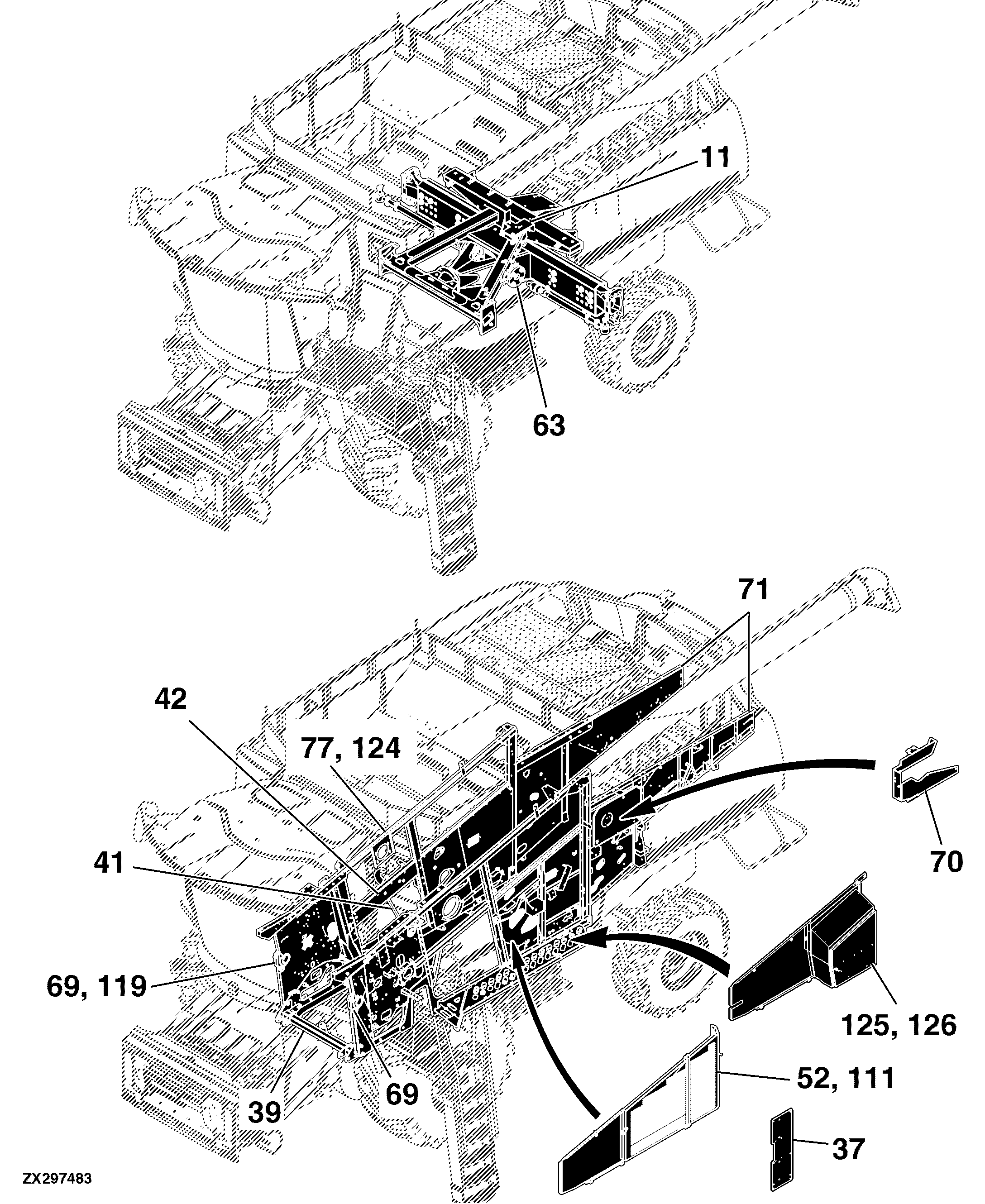 80 Frame, Miscellaneous Combine S680 - MY15