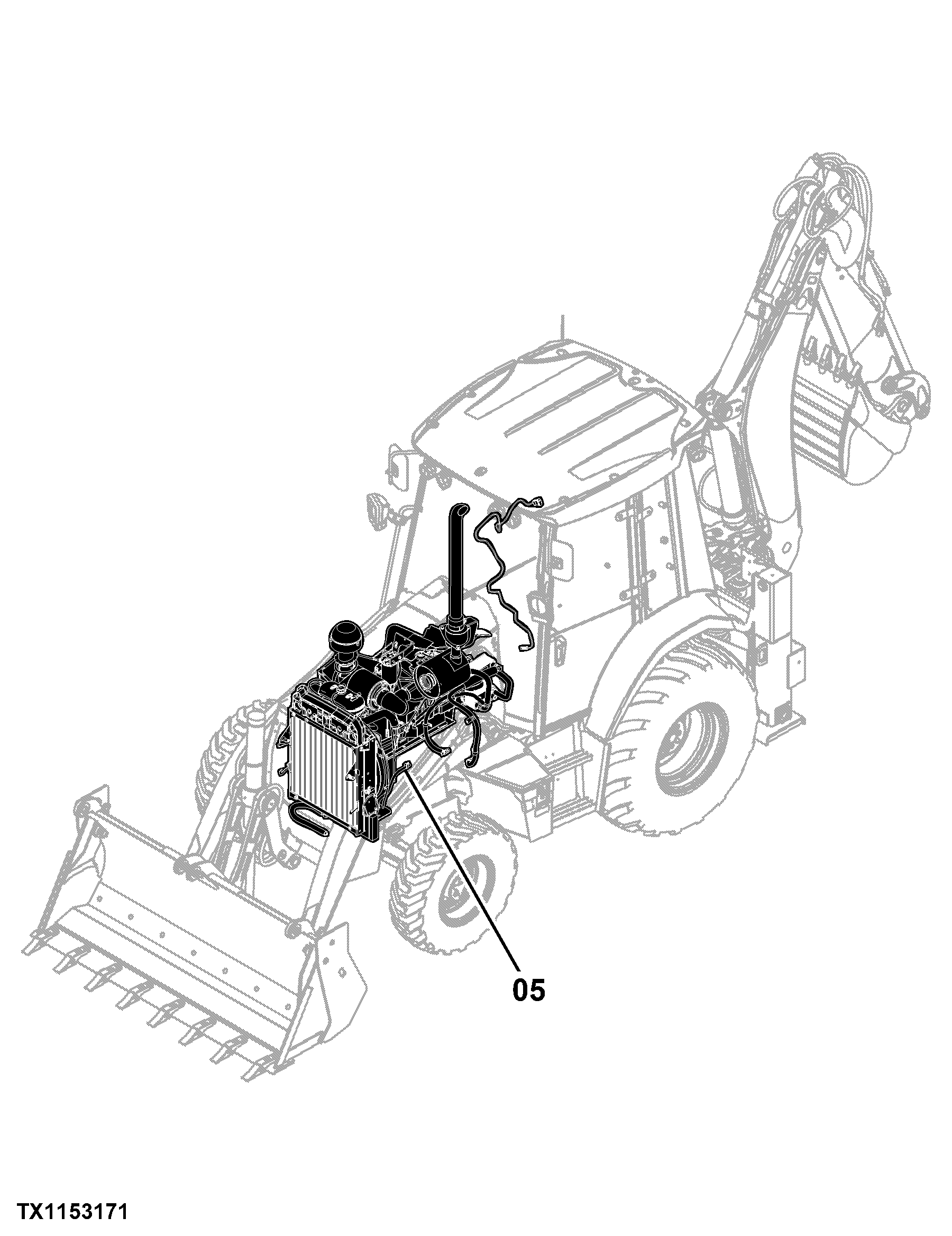 325SK Backhoe Loader (PIN: 1T0325SK_ _C235589 - C256253)(Engine 4045TT096)