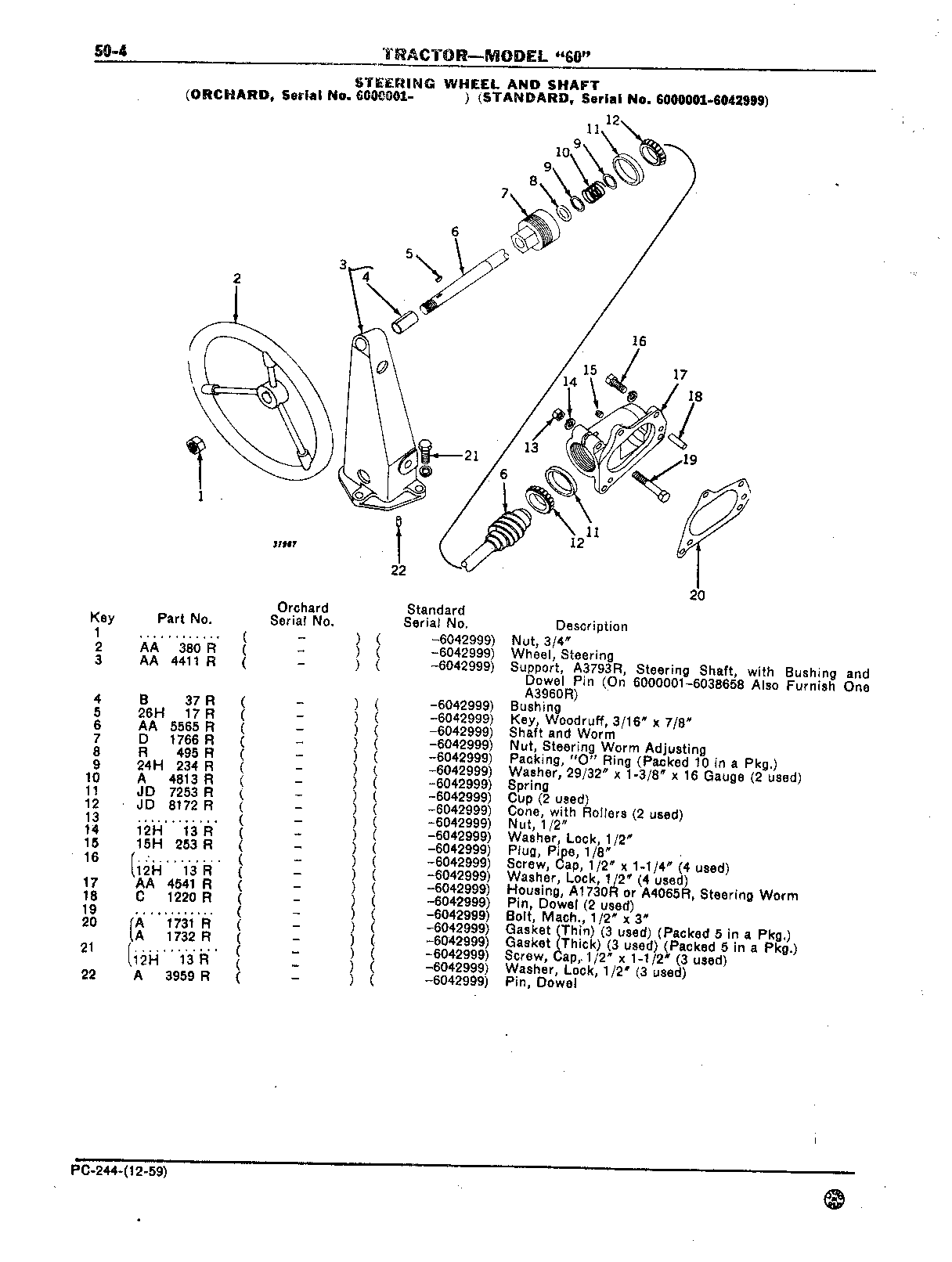 Section 50-Steering Mechanism, Front End Equipment,and Rear Wheels (Continued)