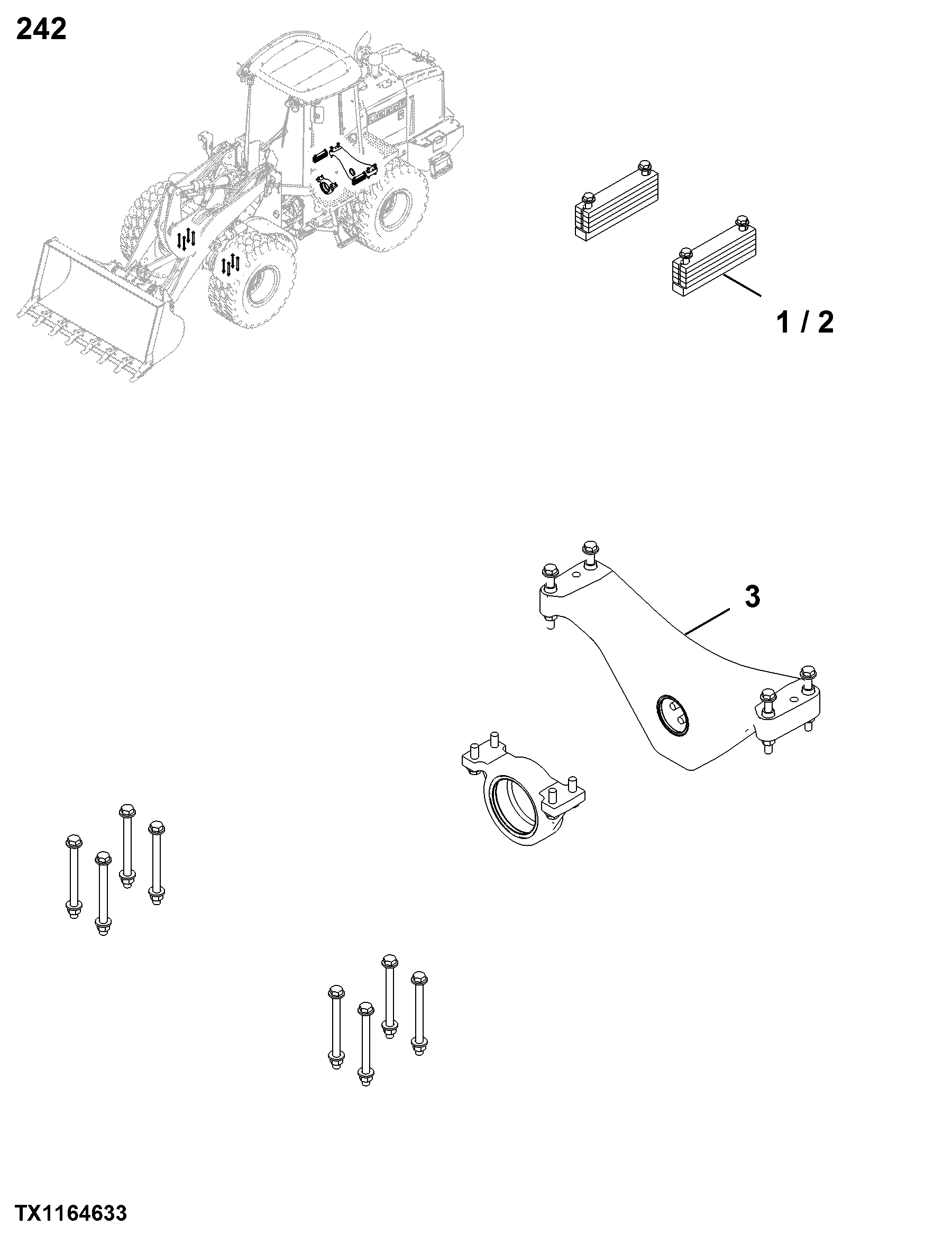 0242 Axle Mounting Parts
