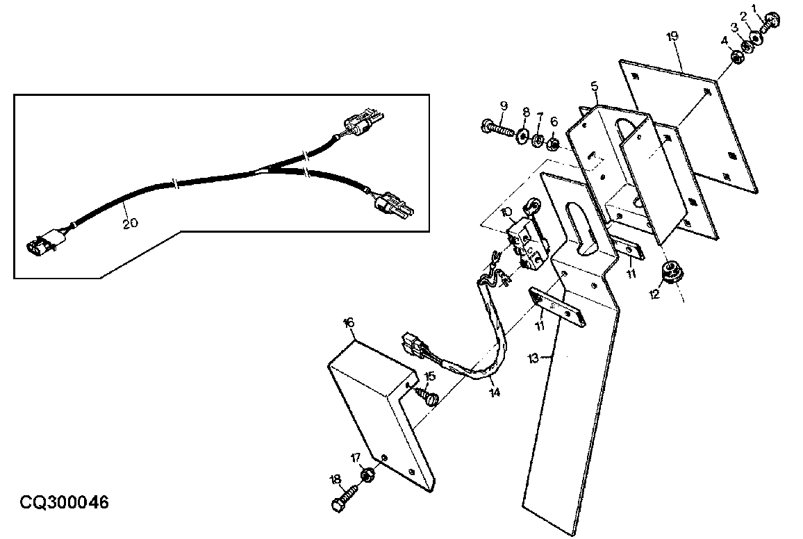 Straw Picker and Straw Walker Warning Device Sender