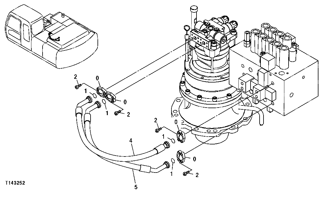 CONTROL VALVE HYDRAULIC HOSES