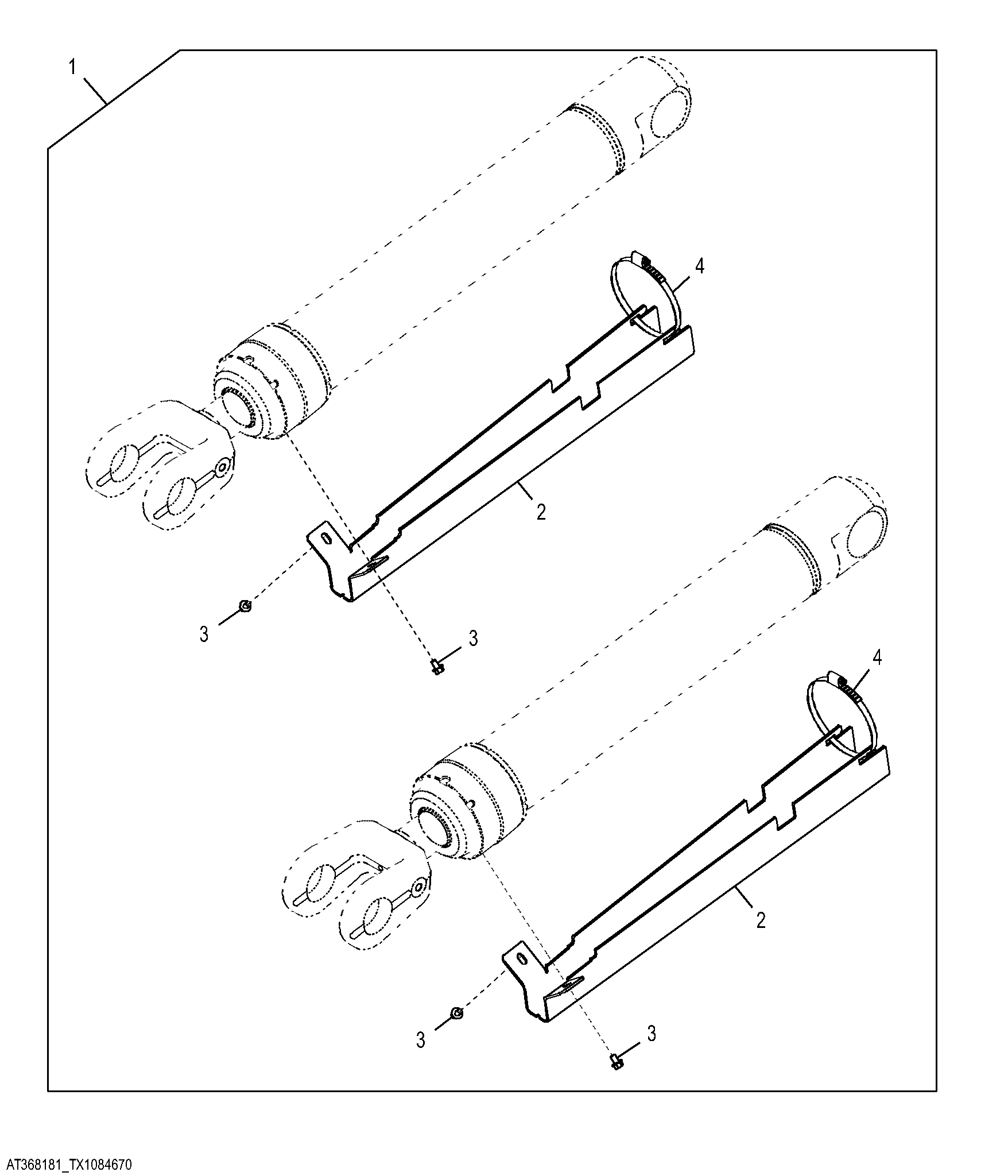 Boom Cylinder Guards Kit
