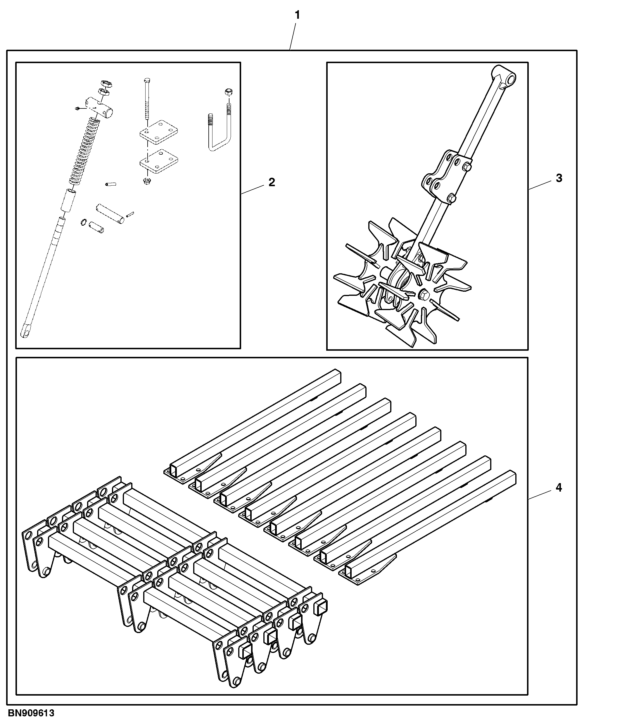 Attachment, Dual Paddle Rolling Baskets