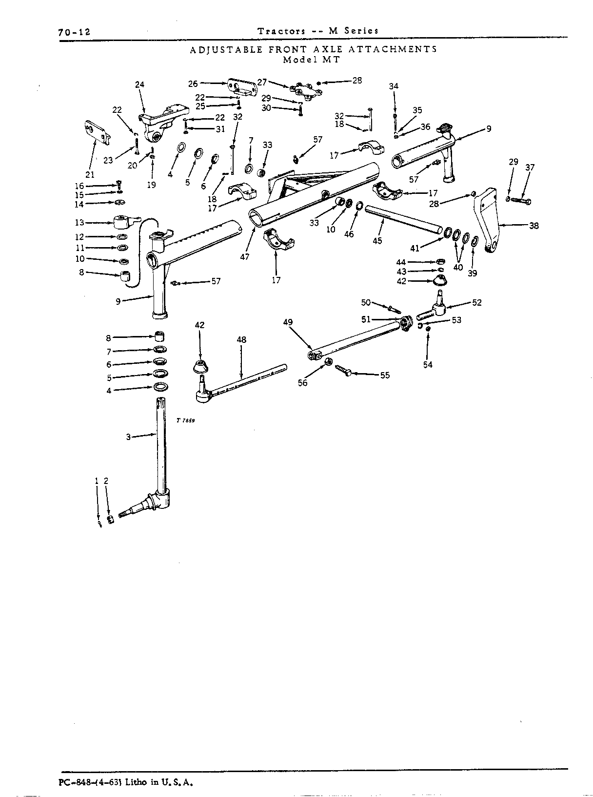 Front Wheels and Axles (Continued)