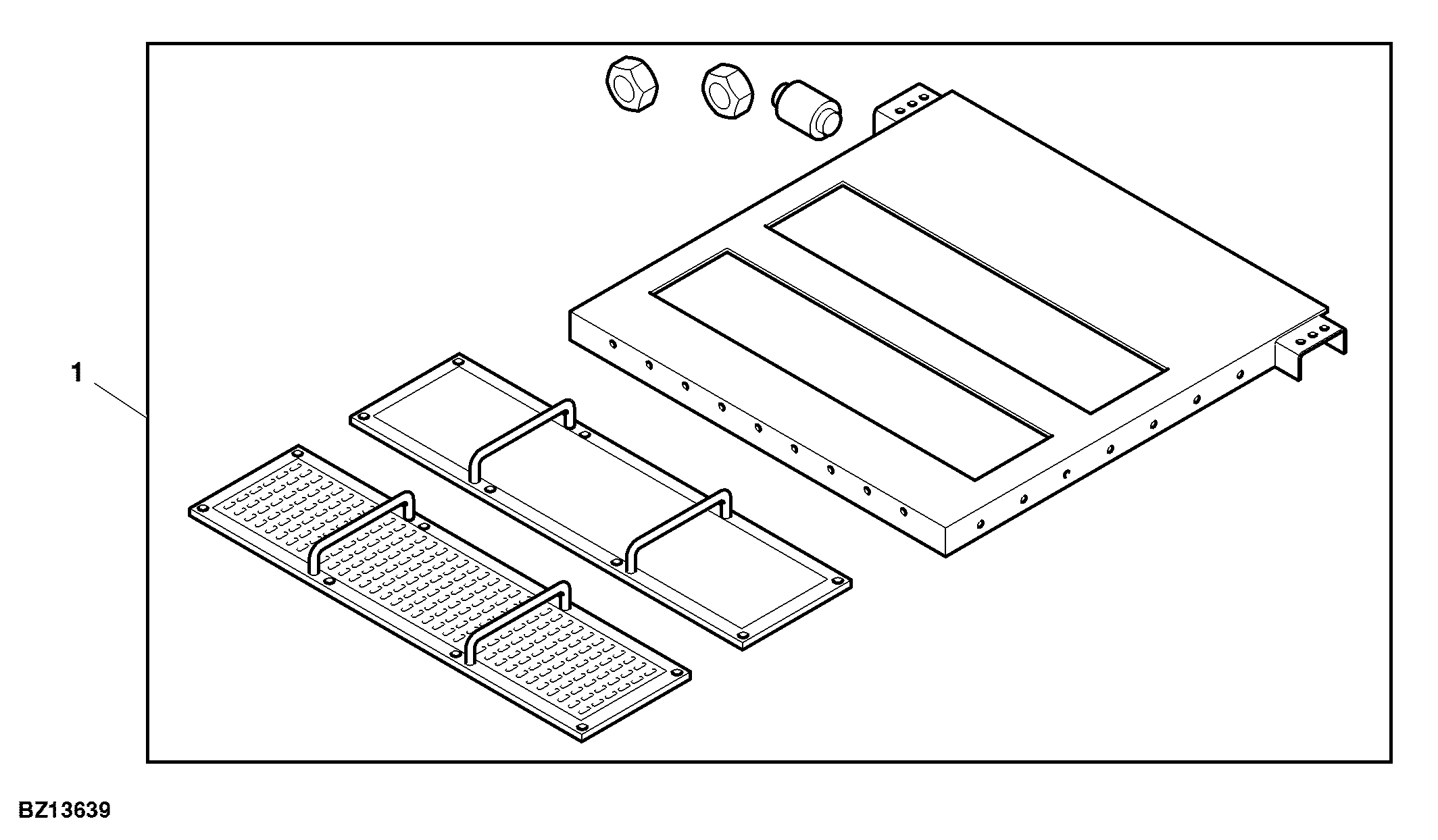 Attachment, Perforated Feeder House Bottom Plate