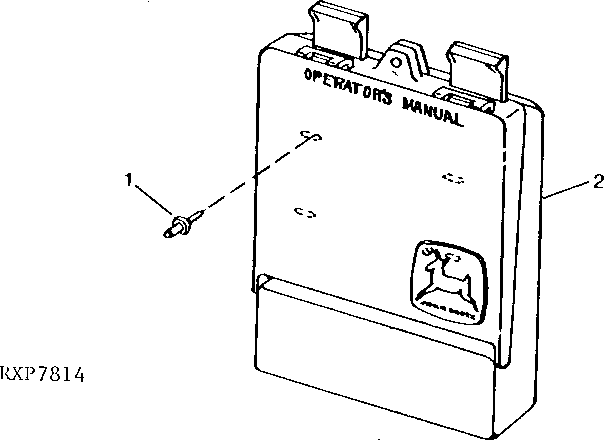 Holder For Operator's Manual (4-Post Roll Guard)