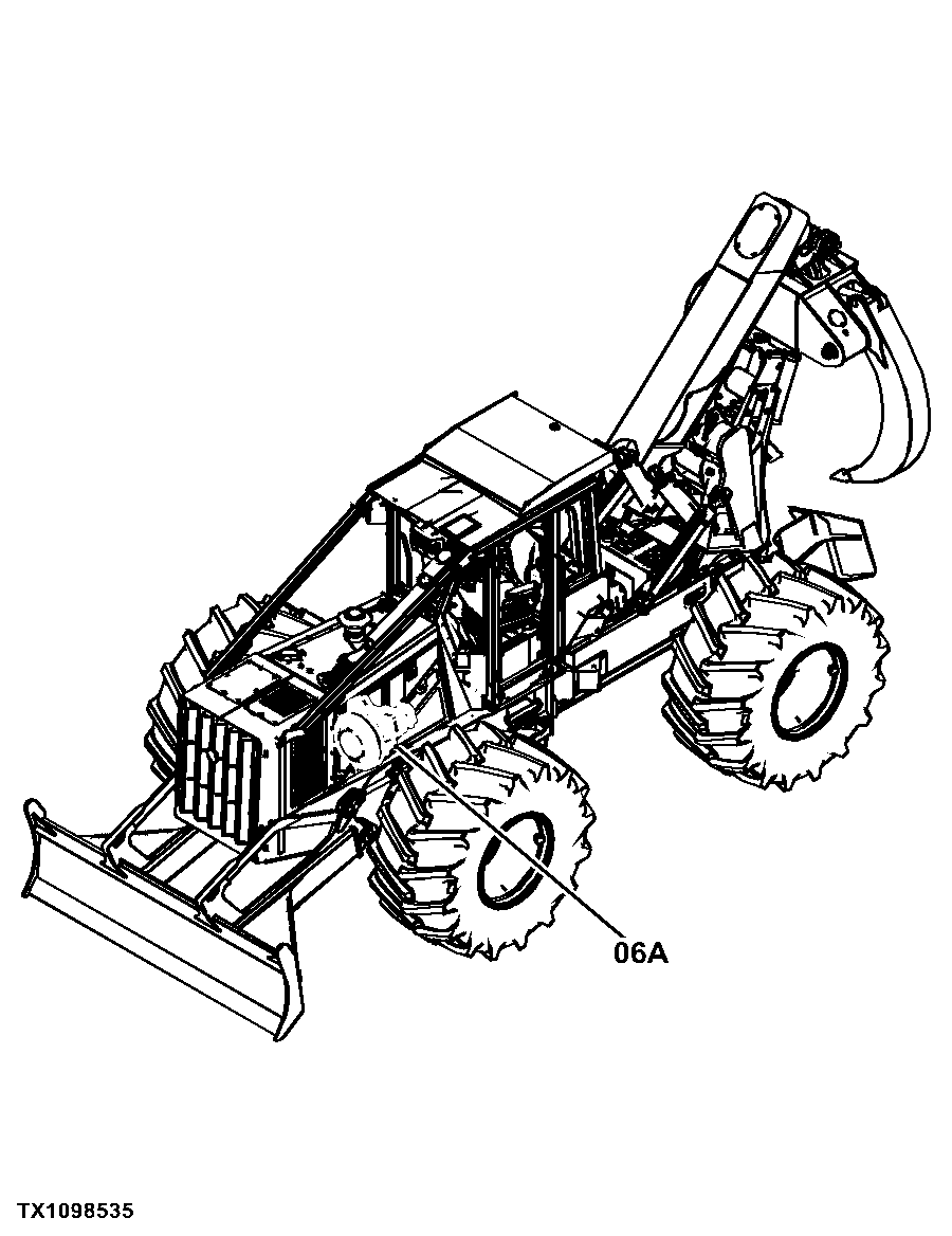648HTJ Timberjack Grapple Skidder (PIN: 1DW648HT_ _C630436 - C666892) (PIN: 1DW648HT_ _D630436 - D666892)