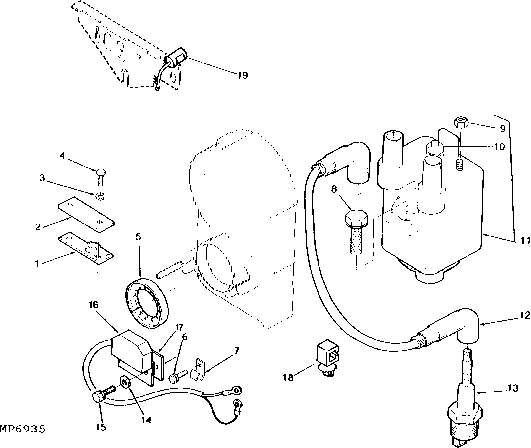 Electronic Ignition And Ignition Control (ONAN M.N. P220G)