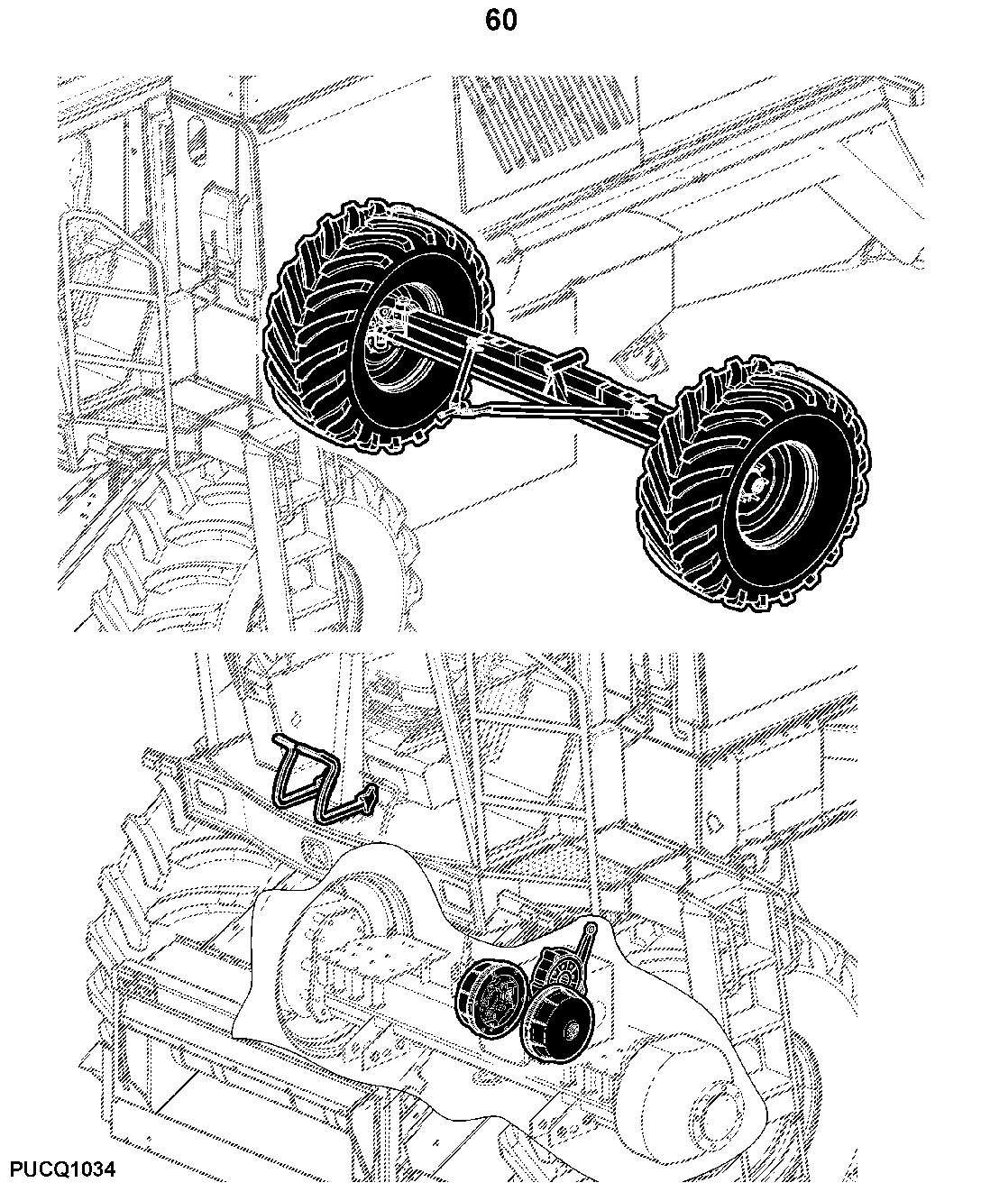 1165,1175 and 1175 Hydro Walker Combine (s.n. 060155-091543)(South American Edition)