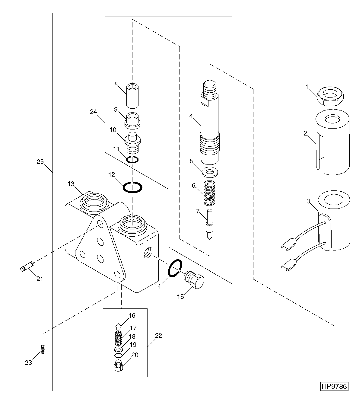 Solenoid Control Valve For Cylinder Speed (690401 - )