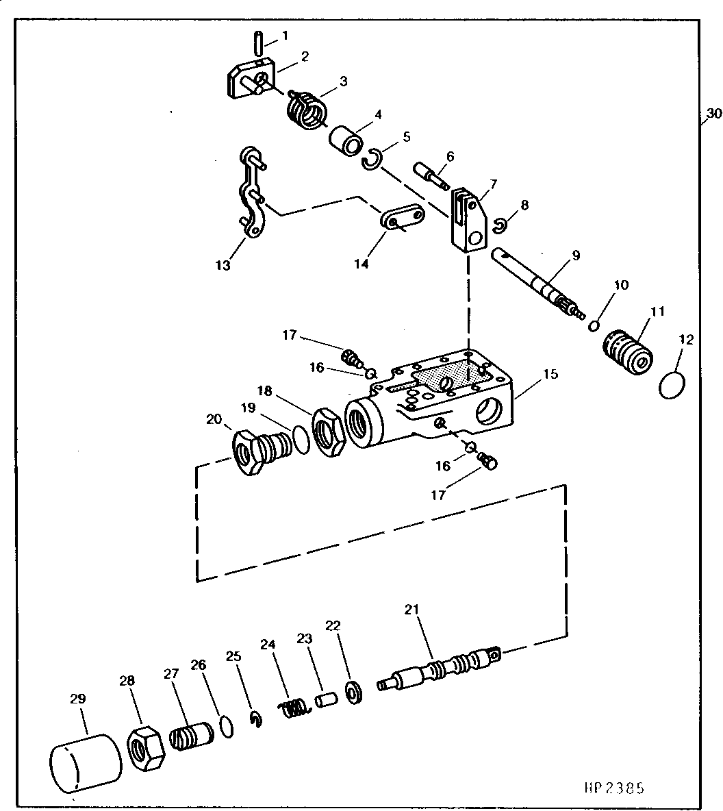 Hydrostatic Drive Displacement Control Valve, Sundstrand (610501 - 620467)