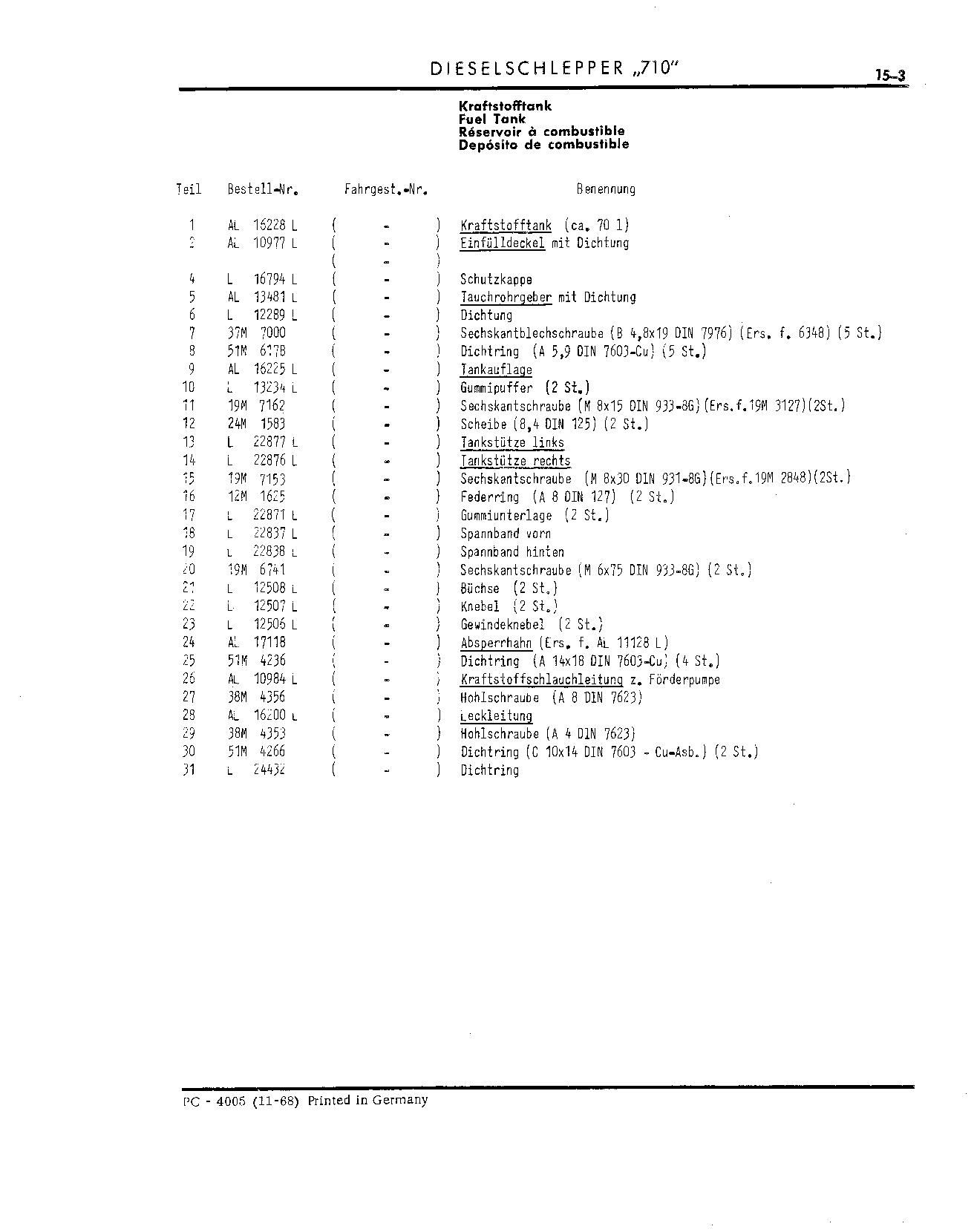 Fuel Lines (Continued)