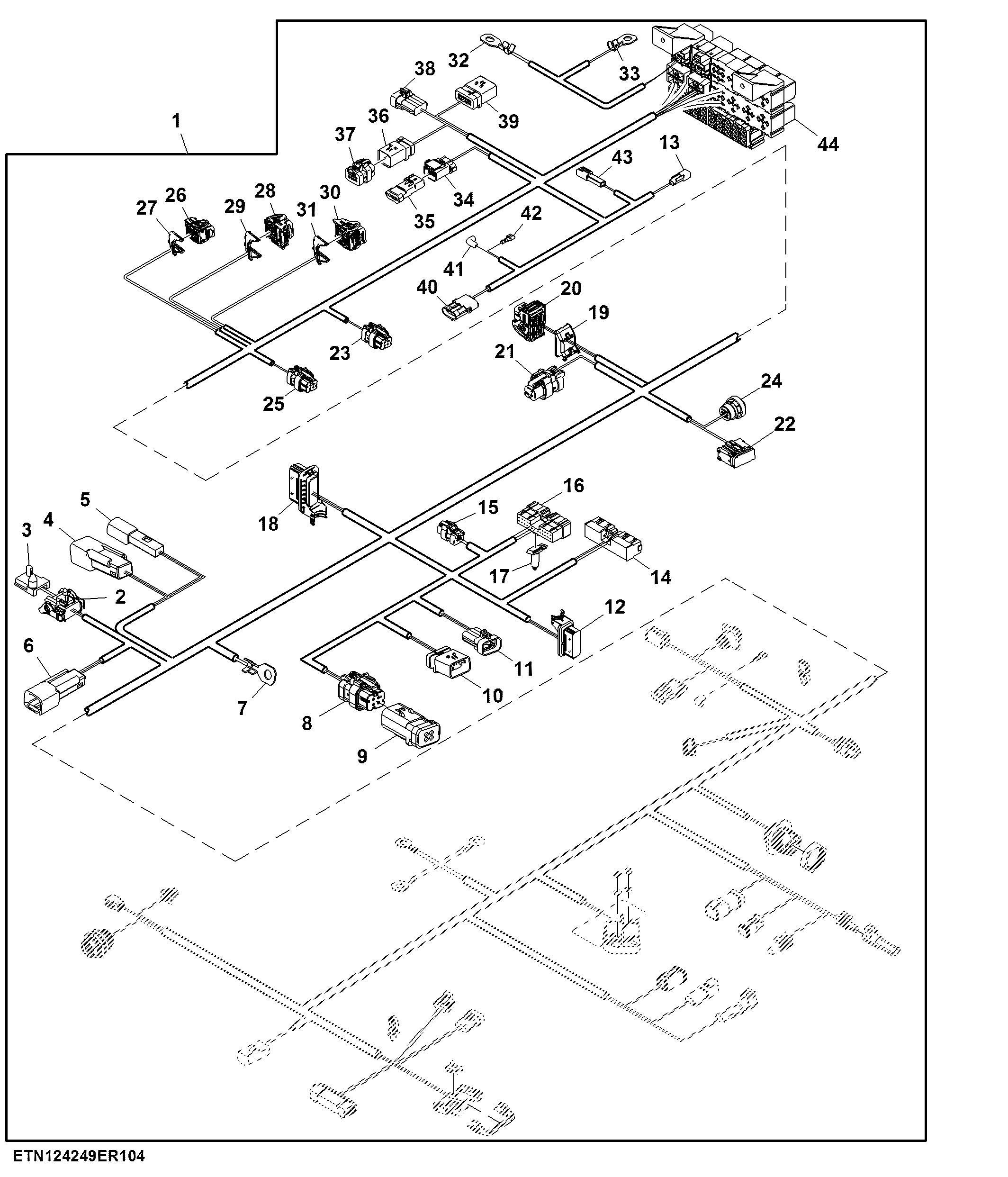 Cab Wiring Harness and Connectors, Value Server (3/3)