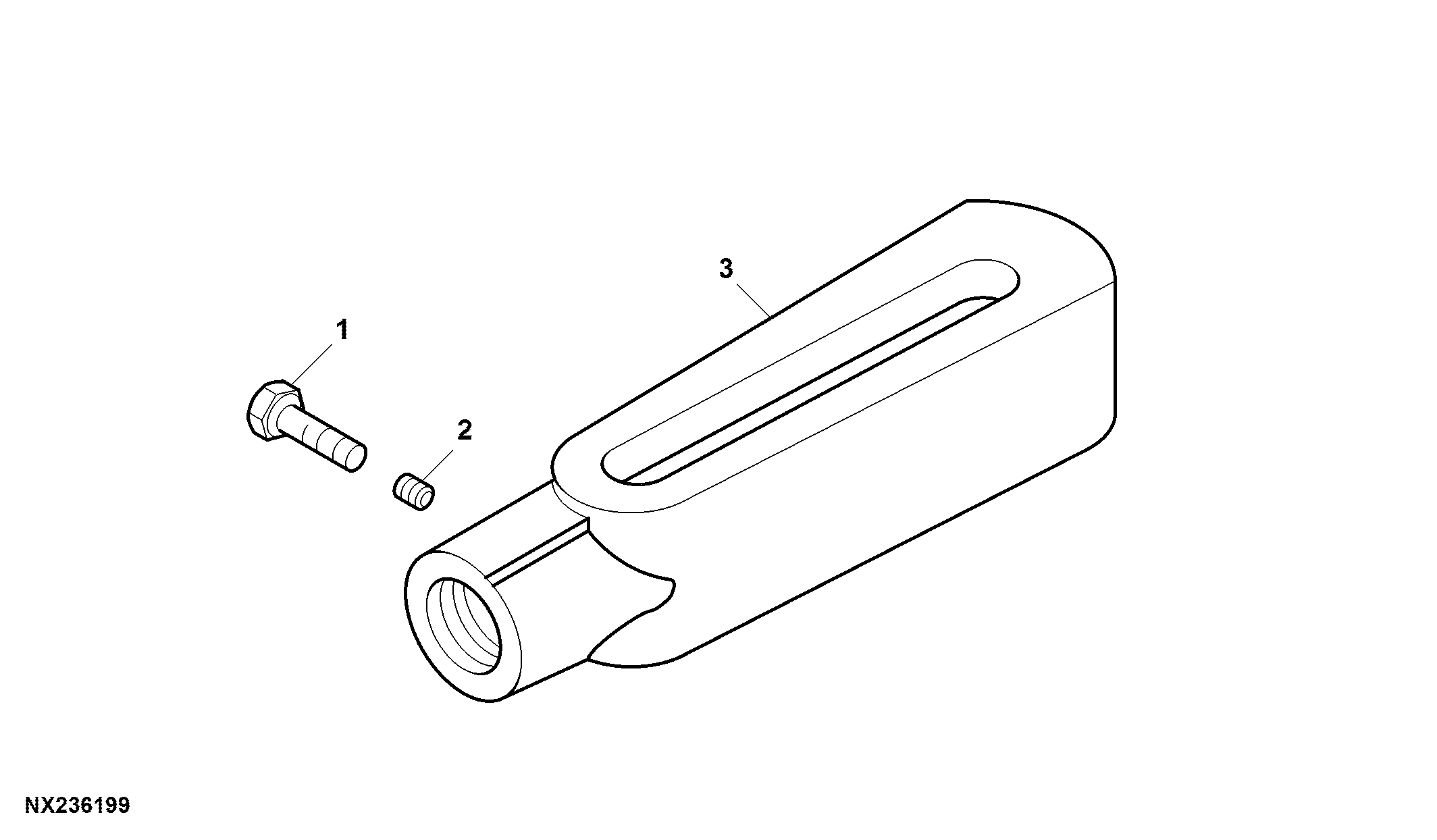 Wing Fold Cylinder Rod Ends and Rod Collars