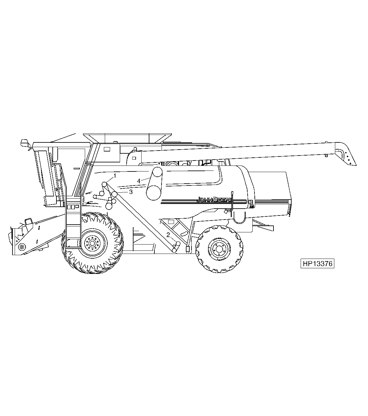 LH Belt Routing Reference
