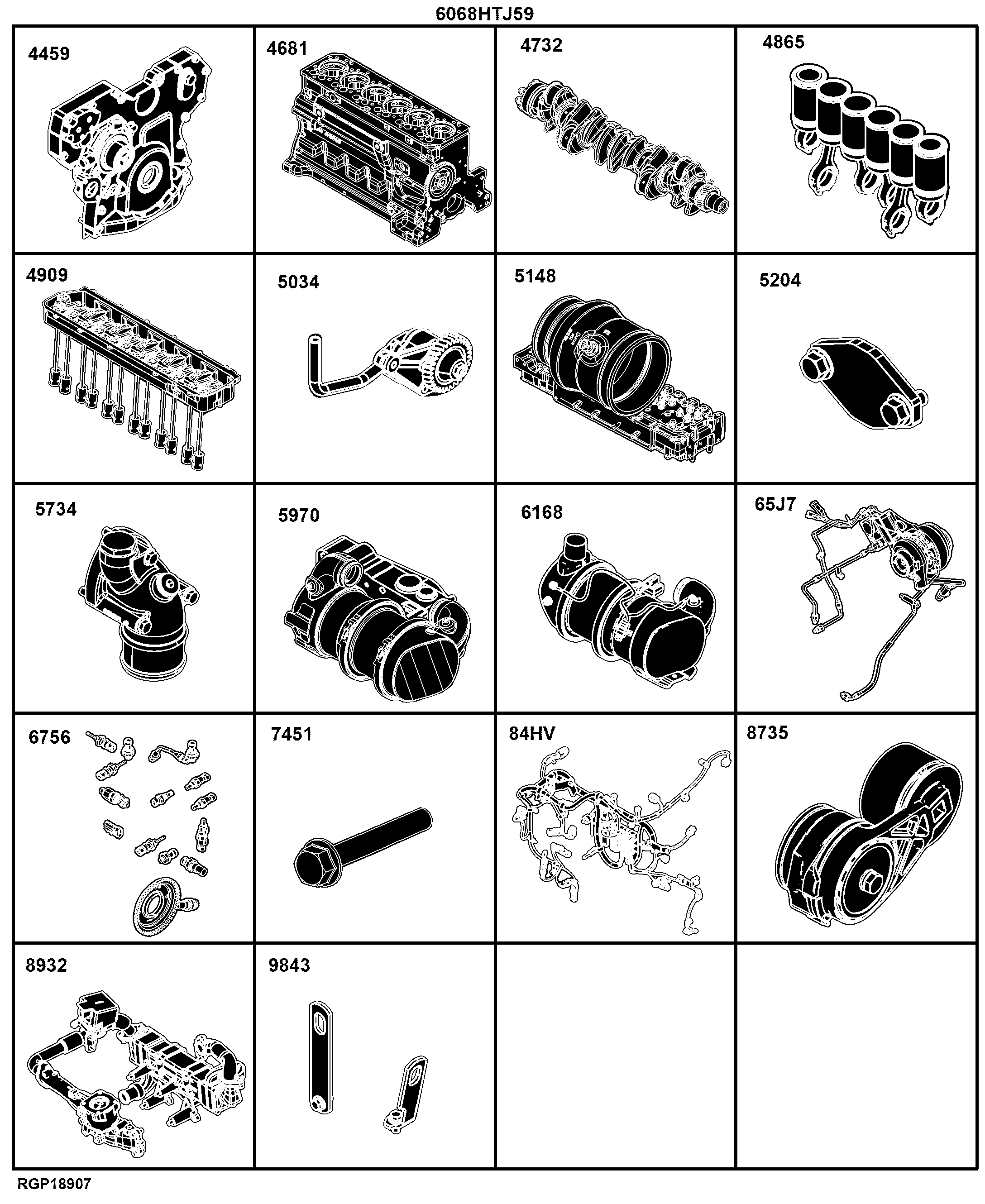 04B Engine 6068HTJ59-RE563763