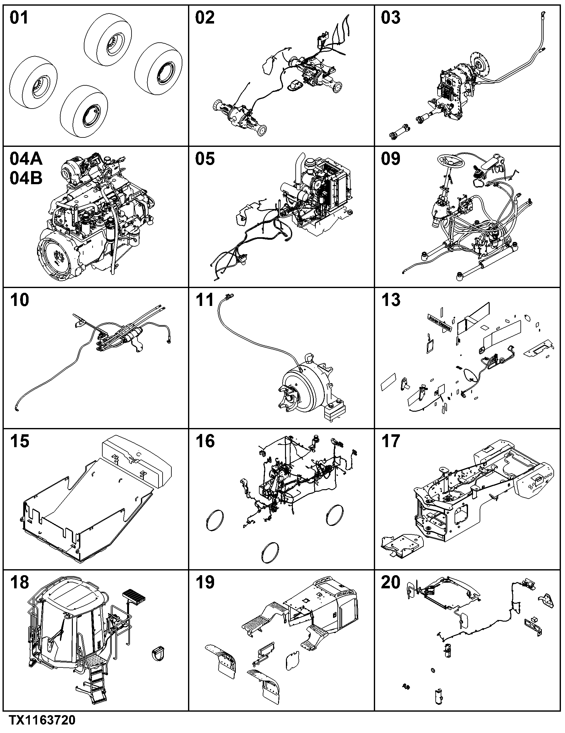 724K Loader (PIN: 1DW724K_ _ _C658065- )(PIN: 1DW724K_ _ _D658065- )(Engine 6090HDW03, 6090HDW09)