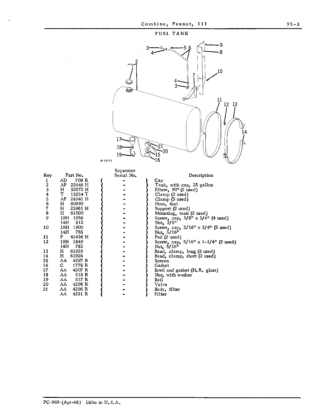Fuel tank and lines