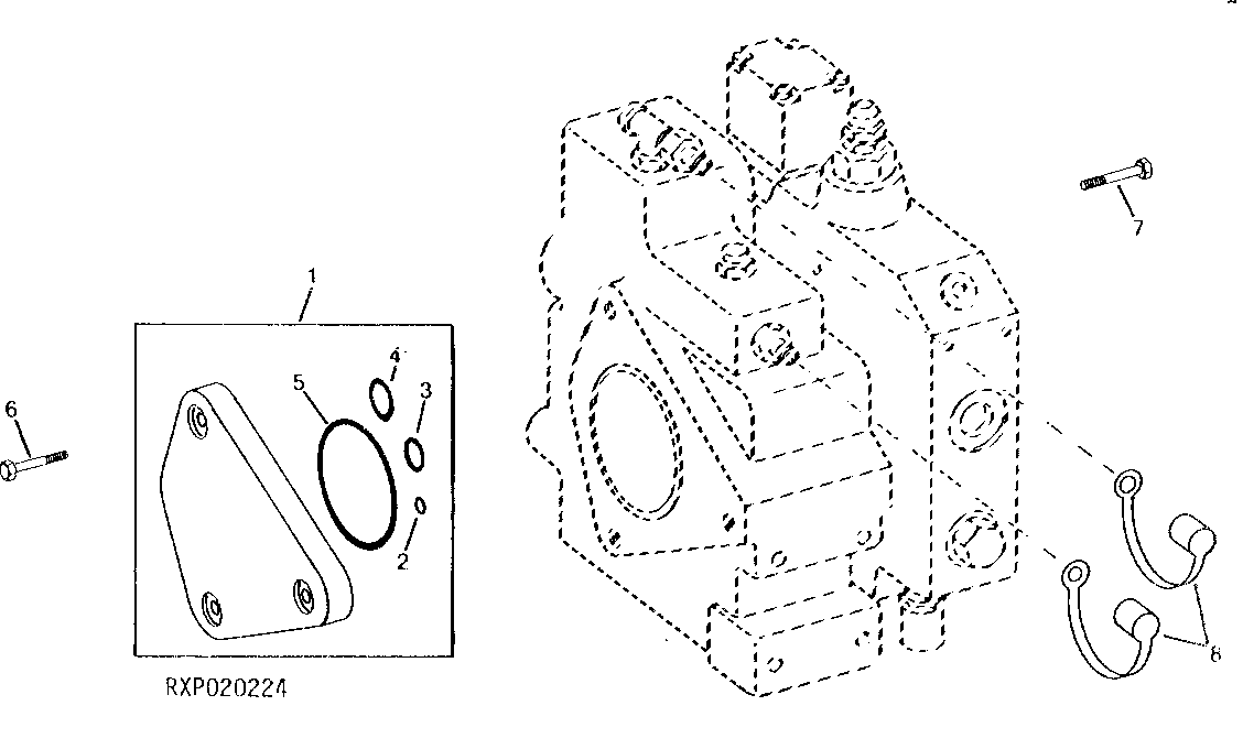 LEFT-HAND END COVER (W/O SELECTIVE CONTROL VALVE) (HITCH)