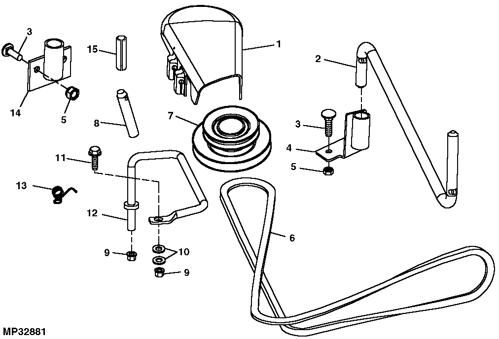 JACKSHEAVE AND BELT (48C) (HIGH-PERFORMANCE POWER FLOW)