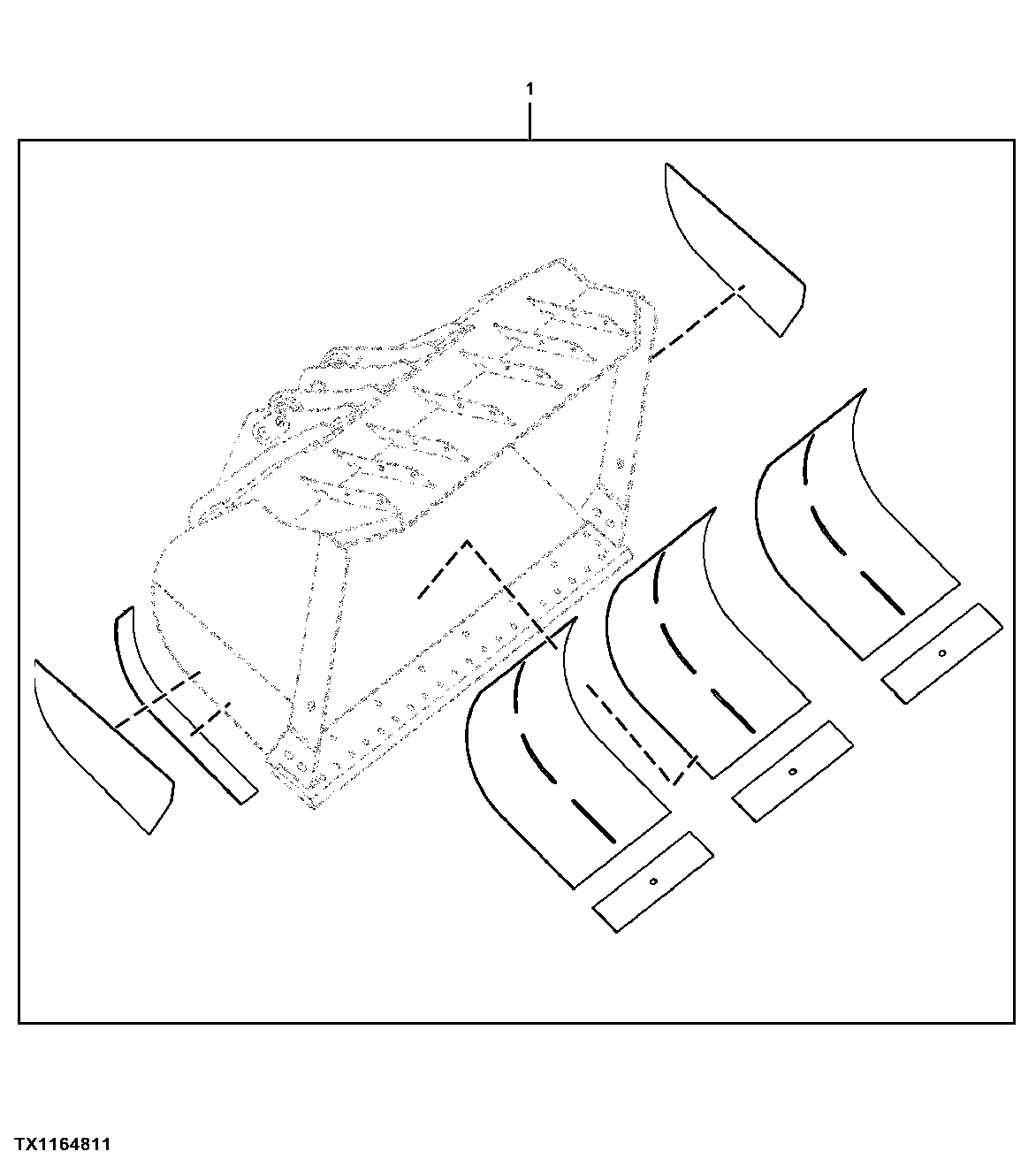 Wear Plate Kit (7.75 yd³ Bucket)