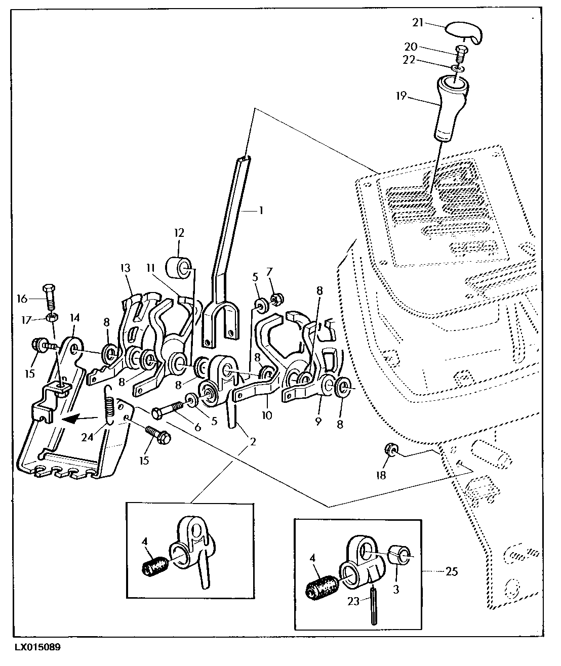 RANGE SHIFTING (POWRQUAD WITH MECHANICAL REVERSER CONTROL)