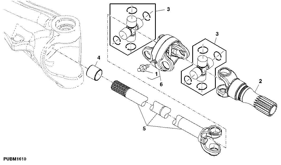 Double Jointed Shaft, Front Wheel Drive Axle, 755