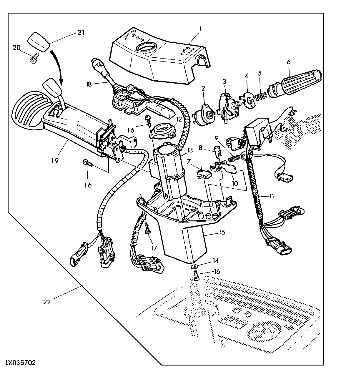 MULTI-FUNCTION UNIT WITH ELECTR. REVERSER CONTROL (AUTOPOWR)