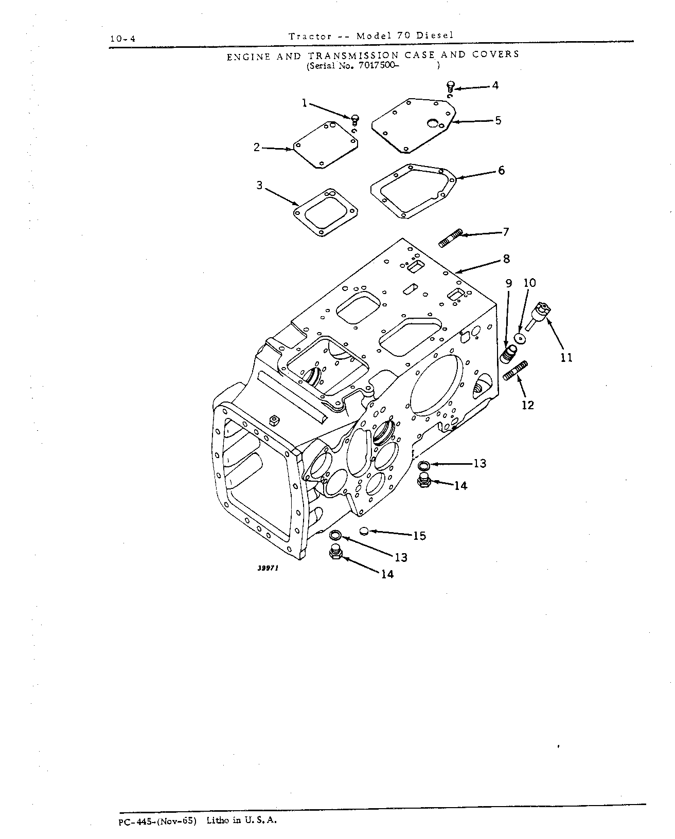 Section 10 - Front End Support and Engine and Transmission Case (Continued)