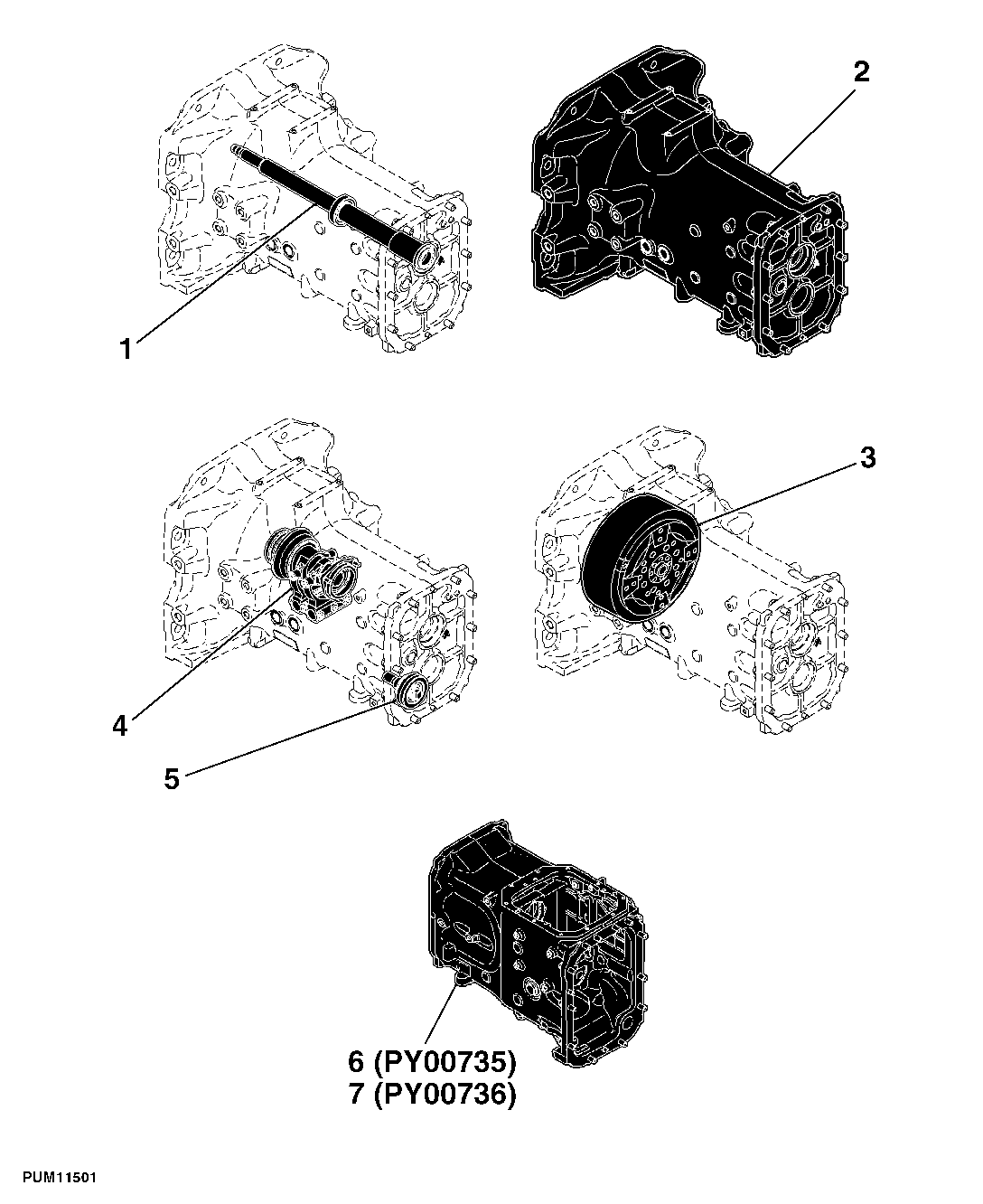 51 COLLARSHIFT TRANSMISSION (PY00735, PY00736)