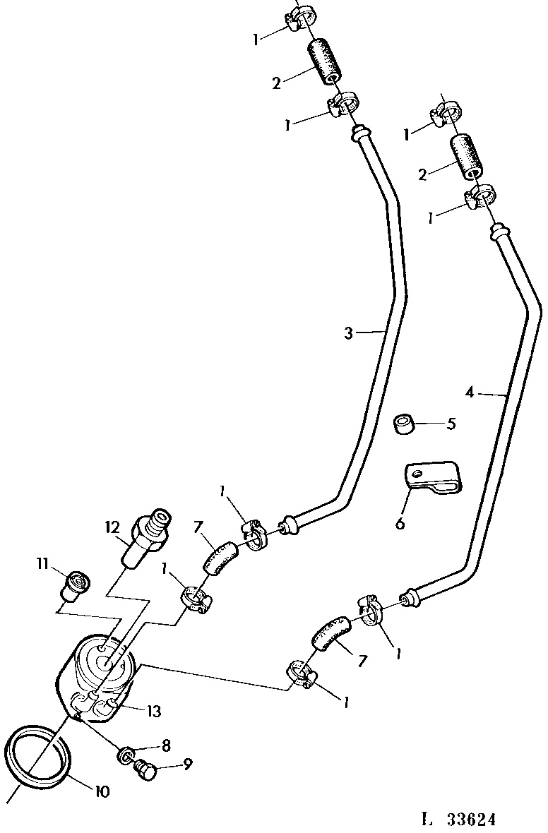 ENGINE OIL COOLER/8 PLATES/BASIC COOLING CAPACITY