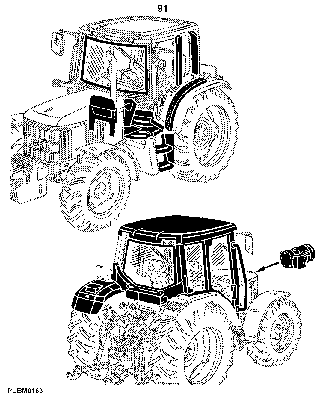 6405 and 6605 Tractors (South American Edition)