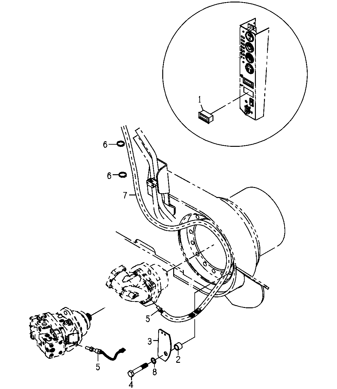 Control GP, Speedometer (Option 7100){Track} (070704 - )