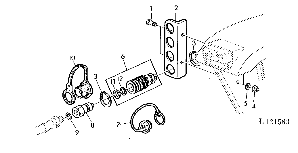 QUICK DISCONNECT COUPLERS, REAR (SPOOL TYPE)