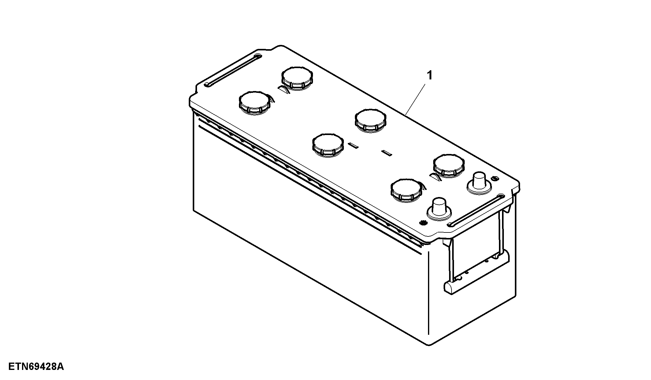 Battery, 154 Ah