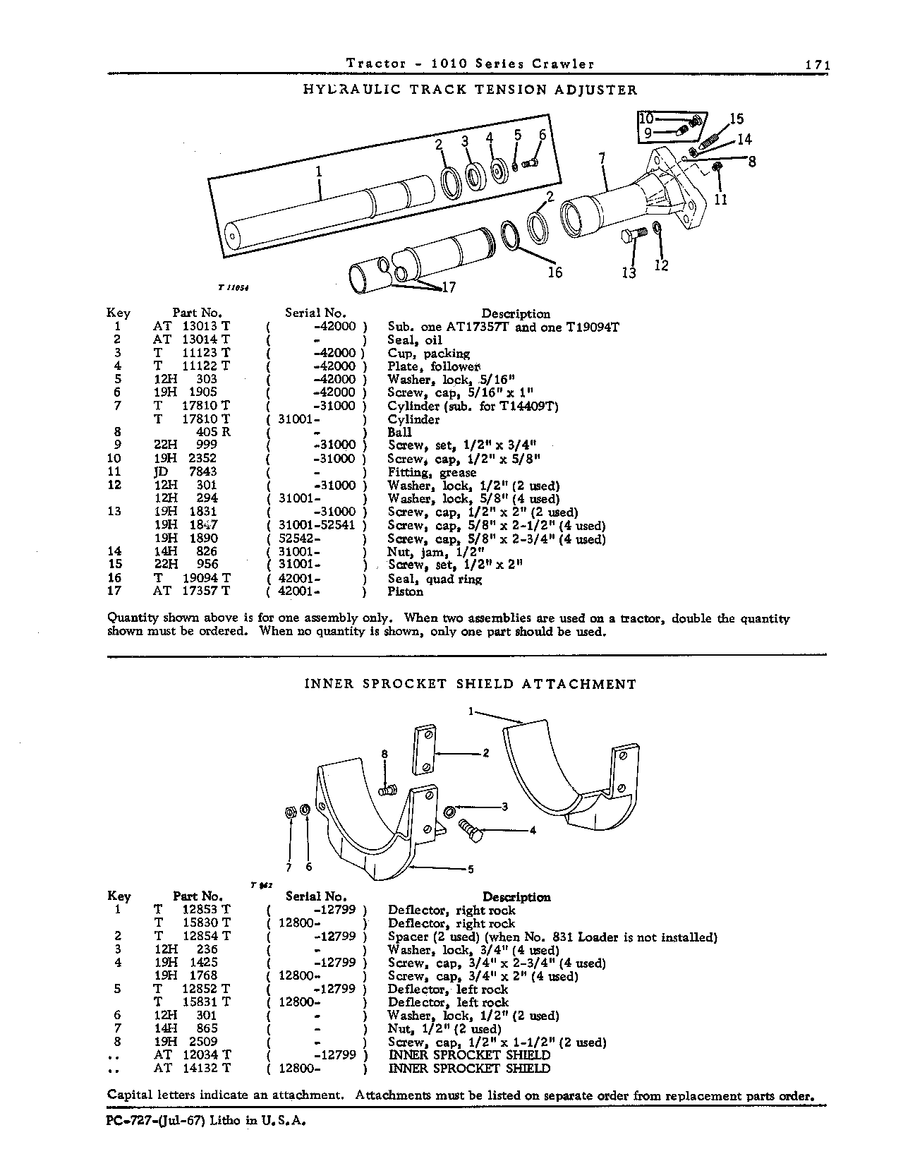 Hydraulic track tension adjuster