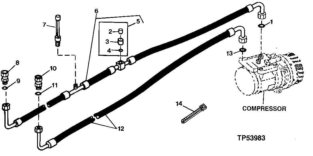 Refrigerant Lines (R134a Refrigerant) (557739 - )