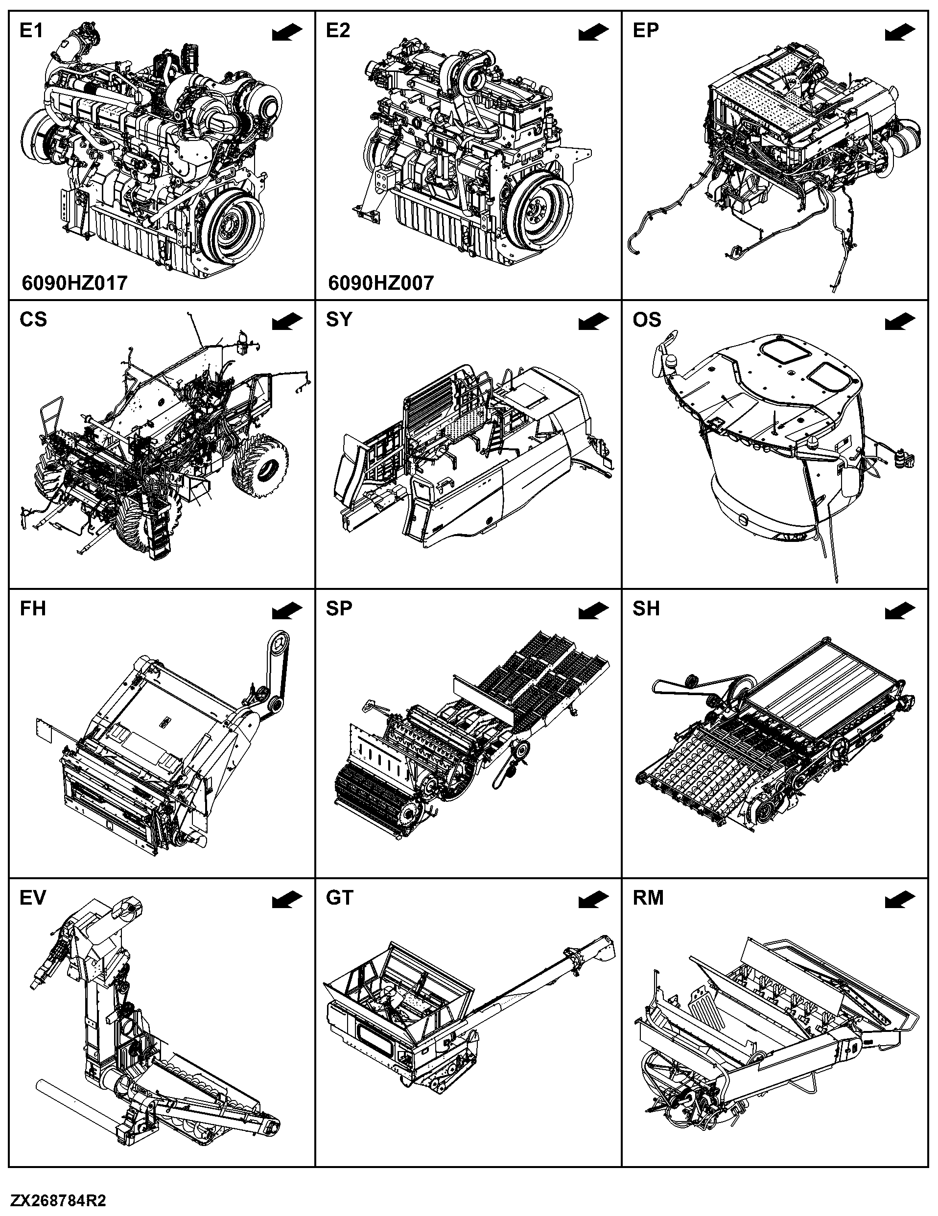 T670 Combine (Worldwide Edition, S.N. 102000 - 104999)
