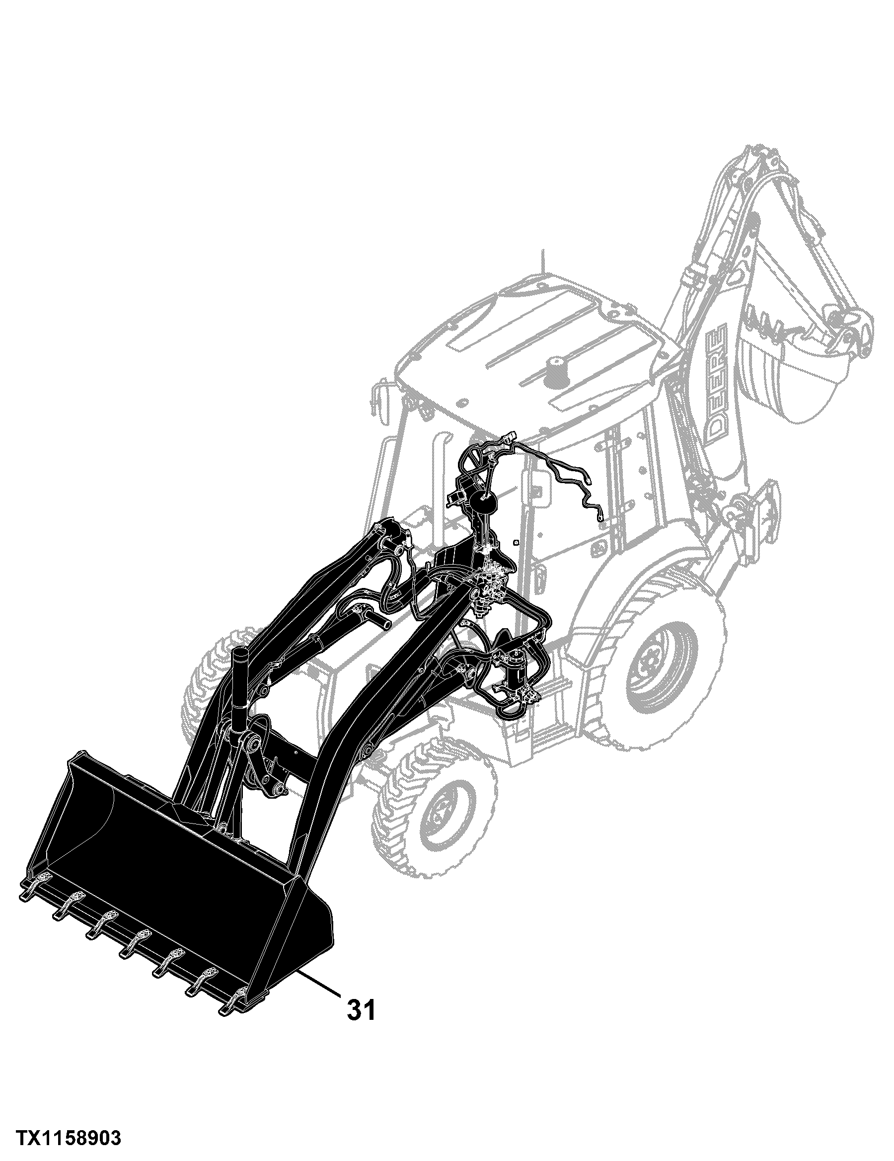 310K Backhoe Loader (Engine 4045TT096, 4045TBZ01)(PIN: 1BZ310KX_ _C000001- )